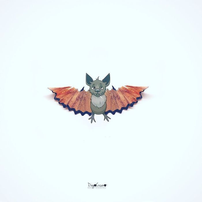 Sử dụng sự sáng tạo vô hạn của mình, người nghệ sĩ này có thể biến những đồ vật thông thường thành những hình ảnh minh họa vô cùng độc đáo.