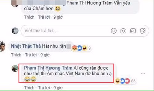 Hương Tràm đáp trả khi bị anti-fan chê giọng hát.