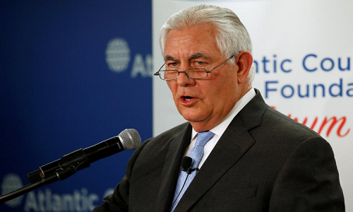 Ngoại trưởng Mỹ Rex Tillerson. Ảnh: Reuters.