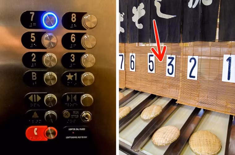 Người dân ở nhiều quốc gia Châu Á, chẳng hạn như Trung Quốc, “sợ” số 4. Đó là lý do tại sao nhiều tòa nhà công cộng hay bệnh viện ở những nước này không bao giờ có 4 tầng cũng như thang máy không ghi tầng số 4. Ảnh: BrightSide.