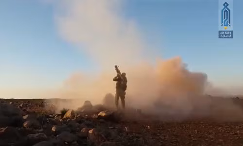 Nguồn tin cho biết, chiếc máy bay chiến đấu L-39 đã bị trúng tên lửa của phiến quân HTS khi nó đang thực hiện nhiệm vụ tấn công các phần tử khủng bố ở Hama. Ảnh: AMN.