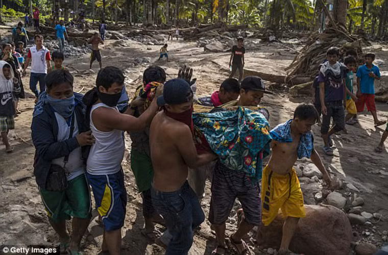 Được biết, tỉnh Lanao del Norte trên đảo Mindanao nằm trong số khu vực bị ảnh hưởng nặng nề nhất do bão Tembin, với số người thiệt mạng cao nhất. Ảnh: Getty Images.
