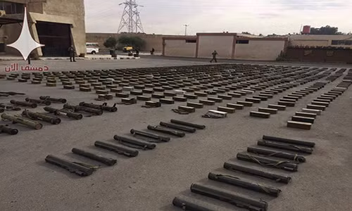 Hiện chưa rõ số vũ khí này sẽ chuyển cho các chiến binh thuộc nhóm liên minh thánh chiến Hay’at Tahrir Al-Sham (HTS) hay Quân đội Syria Tự do (FSA). Ảnh: AMN.