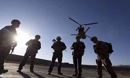 Quân đội Mỹ triển khai tại 149 quốc gia trong năm 2017. Ảnh: AP.