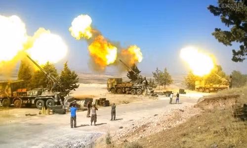 Quân đội Syria mở chiến dịch quân sự lớn chưa từng thấy ở Đông Damascus. Ảnh: AMN.