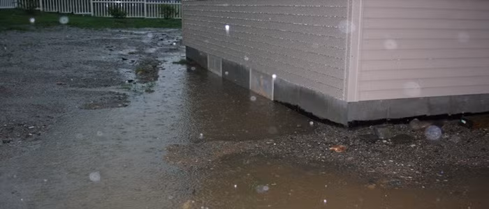 Nước bẩn trong rãnh nước có thể khiến gia chủ mắc bệnh tật cũng như tiền tài bị hao hụt. Ảnh: System.