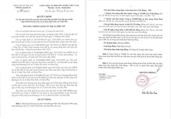 BR-VT: Cuộc đua “song mã” gói thầu nâng cấp, sửa chữa chợ Hắc Dịch - Hình 2 BR-VT: Cuoc dua “song ma” goi thau nang cap, sua chua cho Hac Dich-Hinh-2