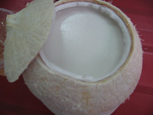 Rau câu dừa vừa mềm, mát mà lại thơm mùi dừa thơm ngậy. Khi ăn rau câu, bạn sẽ cảm nhận được vị thanh của nước dừa tươi, vị béo của sữa và hương vani, mùi thơm của nước cốt dừa rất hấp dẫn.