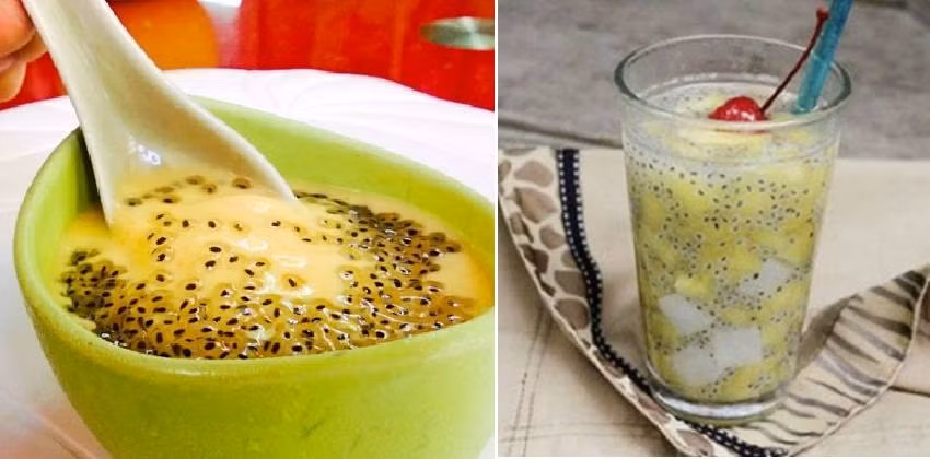 Chè dứa và hạt é: Vị hơi chua chua, ngọt ngọt của dứa, hòa lẫn với hột é, mỗi khi nhai hạt é trơn trượt trong miệng. Vị hơi chua chua, ngọt ngọt của dứa, hòa lẫn với hột é, mỗi khi nhai hạt é trơn trượt trong miệng.