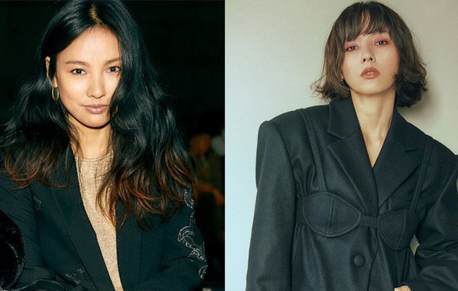 Lee Hyori nhận được lời khen ngợi với mái tóc ngắn. Nhan sắc của người đẹp 8X được nâng tầm sau khi thay đổi kiểu tóc.