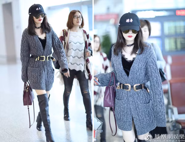 Dương Mịch còn được mệnh danh là nữ hoàng sân bay bởi sự đa dạng và tính thời trang cao luôn được được duy trì mỗi lần trong mỗi lần xuất hiện.