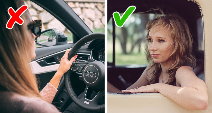 Mở cửa sổ trong khi lái xe: Lái xe trong im lặng có thể rất thư giãn nhưng nếu thời tiết bên ngoài là hoàn hảo, hãy mở cửa sổ để tận hưởng không khí trong lành. Bộ não của bạn sẽ liên kết giữa các điểm tham quan, âm thanh và mùi hương mà bạn nhận thấy.