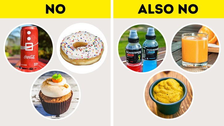 Nói không với bất kỳ loại đường nào: Thực phẩm có đường và thực phẩm chế biến có hàm lượng đường cao và có thể khiến nồng độ insulin tăng đột biến.