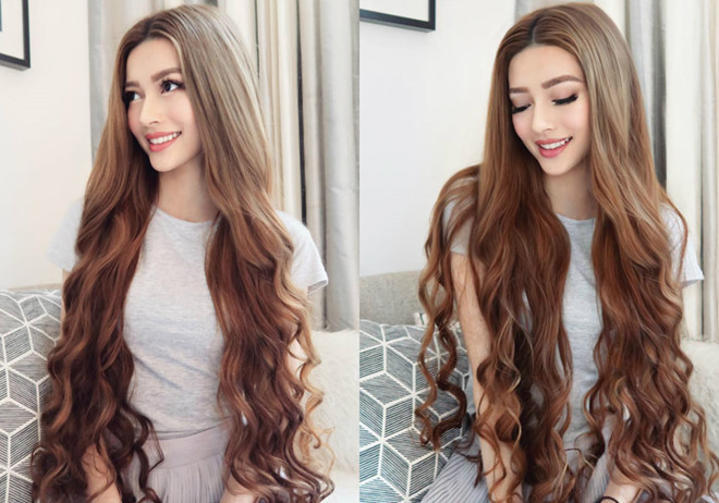 Ngoài vẻ xinh đẹp, 9X nổi tiếng trong cộng đồng mạng nhờ mái tóc dài mượt, bồng bềnh cùng phong cách ăn mặc nữ tính được nhiều người ví như công chúa tóc mây Rapunzel trong truyện cổ tích.