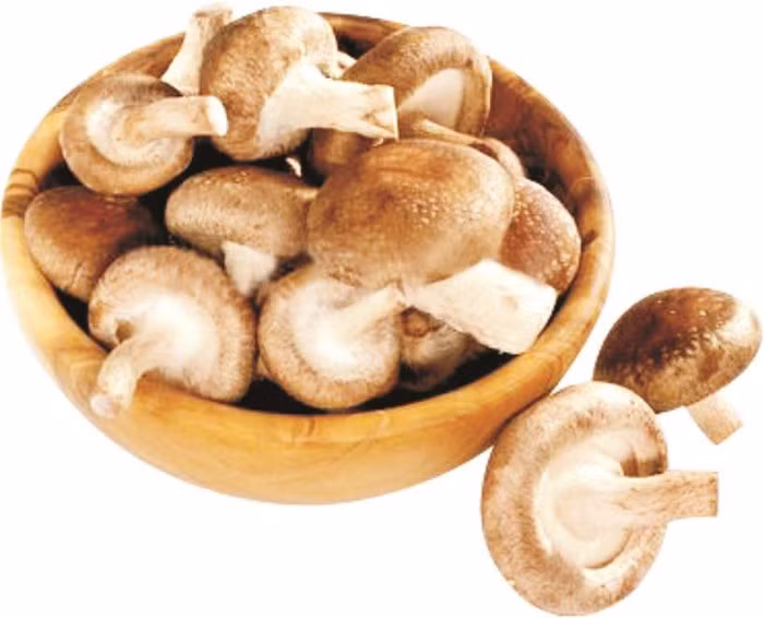 Nấm đông cô, hoa bách hợp đều có tác dụng dưỡng phổi, tư âm, giúp phổi thải độc tốt. Ảnh: Internet.