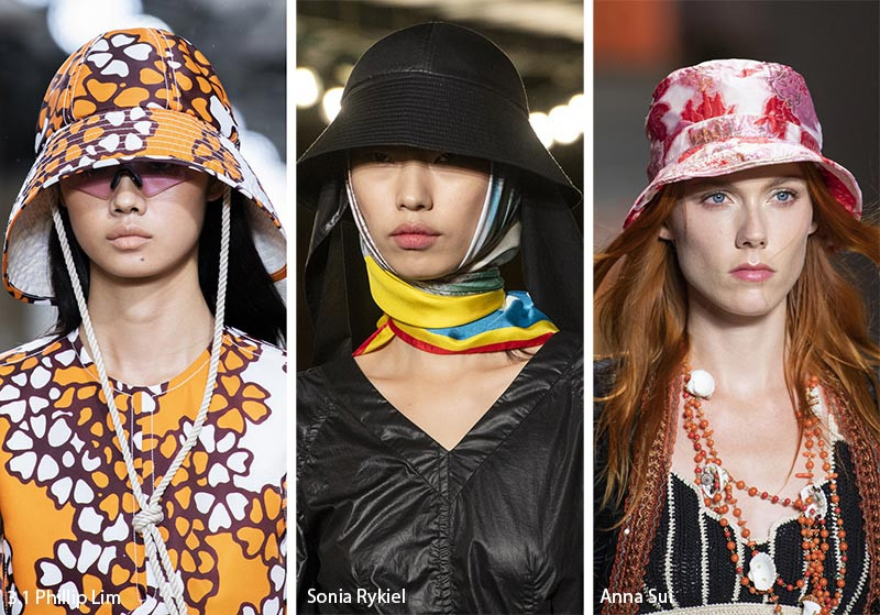 Từ nữ đến nam, tất cả mọi người đều đội mũ bucket không kén đối tượng.