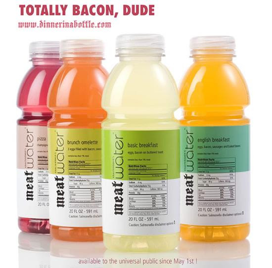 Nước giải khát có vị thịt: Nước đóng chai hương vị thịt là sản phẩm của hãng Buffalo Wings, Mỹ. Loại nước này có nhiều hương vị phong phú, phù hợp với sở thích của nhiều người.