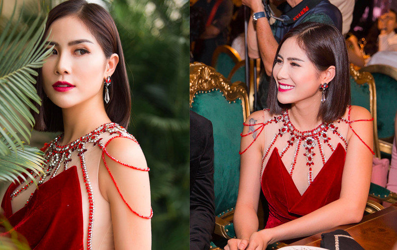 Ngoài đời, nàng á hậu này cũng có phong cách thời trang cực sexy và táo bạo.