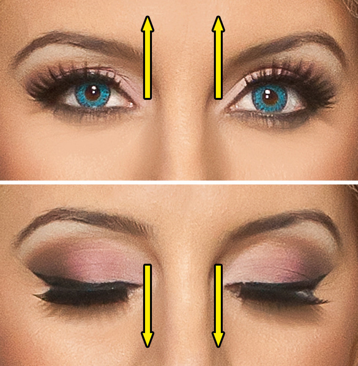 Nhìn lên và nhìn xuống thật nhanh liên tục trong 2 phút. Bài tập cho mắt này giúp tăng cường lưu thông máu đến mắt.