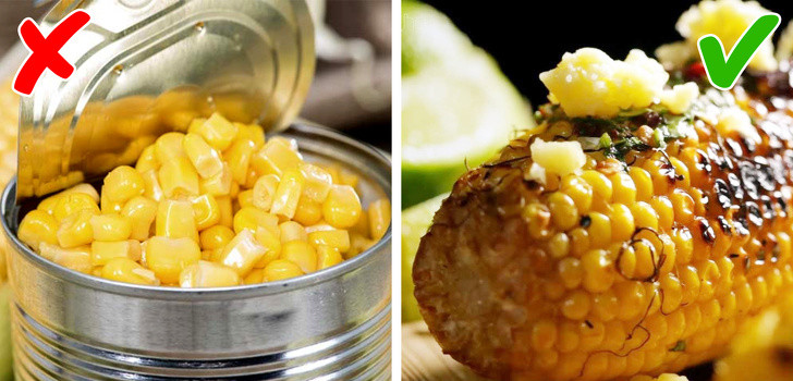 Ngô: Sau nhiều cuộc kiểm tra khác nhau, các nhà khoa học đã kết luận rằng ngô biến đổi gen ảnh hưởng đến sinh vật trên cạn và dưới nước. Họ thậm chí còn nhận thấy rằng phấn hoa từ ngô biến đổi có chứa chất độc gây hại. Ở nhiều quốc gia, loại ngô này thậm chí còn bị cấm.