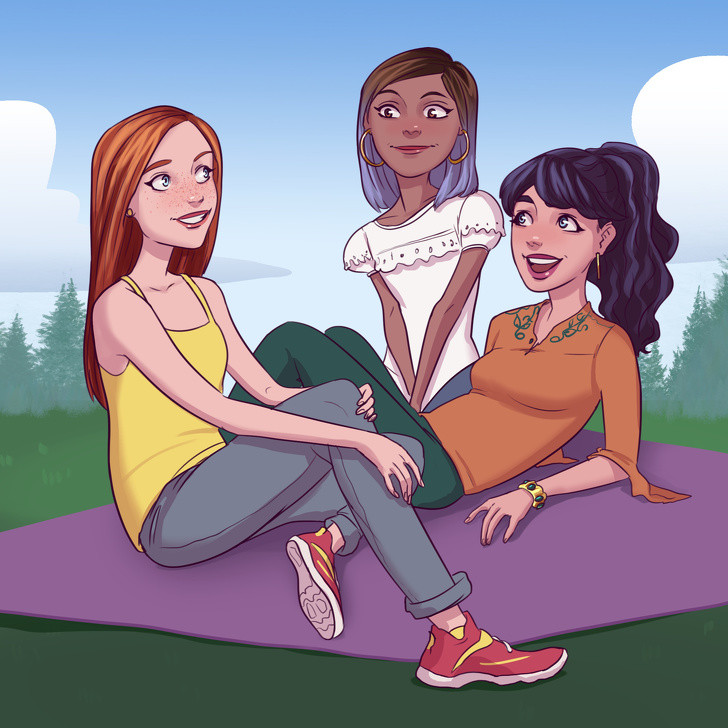 Gặp gỡ bạn bè, tham gia các hoạt động ngoài trời cũng là cách hay để cải thiện tâm trạng. Ảnh: BS.