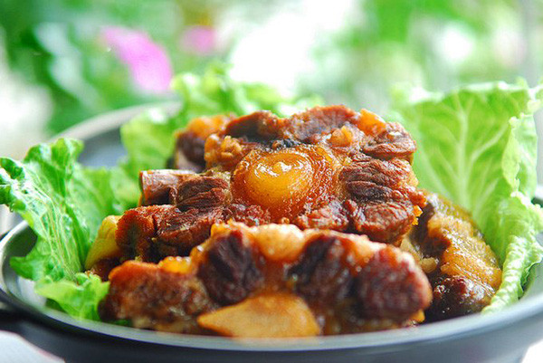 Cach che bien cac mon an bo duong, cuong duong tu duoi bo