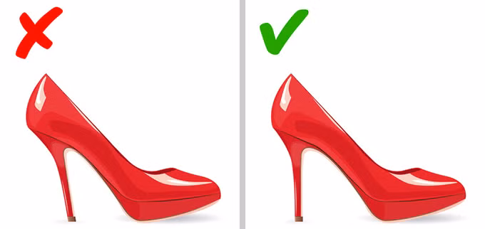 5 quy tac chon giay cao got de di khong dau chan-Hinh-4