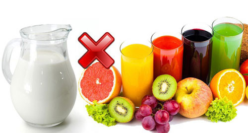 Nhung loai thuc pham an chung voi nhau de gay ngo doc, tieu chay