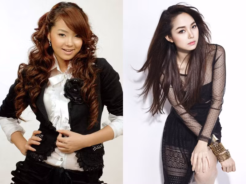 Minh Hằng: Khi mới bước chân vào showbiz, Minh Hằng có vóc dáng tròn trịa và không được nuột nà cho lắm. Thế nhưng, trải qua một thời gian chuyên tâm tập luyện và kết hợp chế độ ăn uống, nữ diễn viên khiến nhiều người ngạc nhiên và xuýt xoa bởi vóc dáng sexy, thon gọn của cô hiện tại.