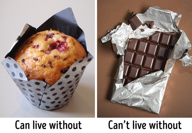 Thay thế đồ ngọt bằng những thực phẩm lành mạnh: Nếu thèm một chút đồ ngọt, hãy ăn socola đen thay vì bánh muffin. Lựa chọn đúng nguồn thực phẩm giúp bạn giảm thiểu lượng calo nạp vào.