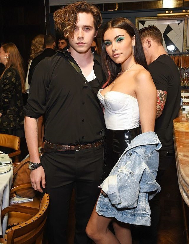 Madison từng có khoảng thời gian yêu đương nồng nàn với Brooklyn - cậu cả nhà Beckham vào năm 2016. Cặp đôi chỉ mặn nồng trong thời gian ngắn trước khi đường ai nấy đi.