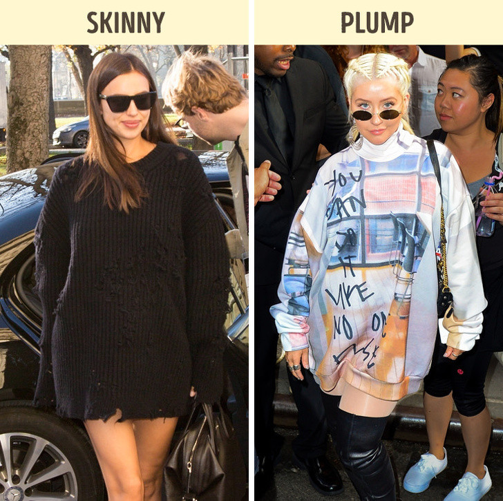 Váy len thùng thình: Những chiếc váy len được tạo ra với mục đích che giấu những khuyết điểm của cơ thể, nhưng nếu không cẩn thận, bạn như đang bơi trong áo và chúng sẽ khiến người mặc trở nên nặng nề, quê mùa.