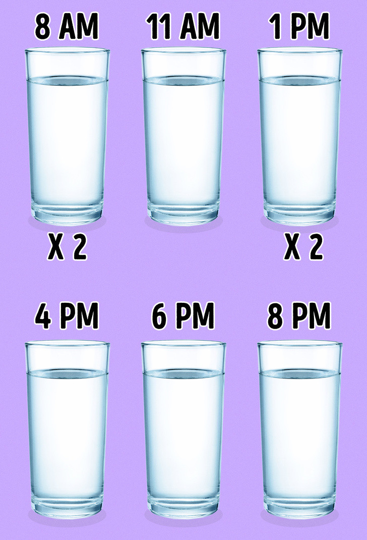 Uống đủ nước: Uống ít nước là nguyên nhân phổ biến gây táo bón. Vì bậy, bạn nên uống khoảng 1,5 - 2 lít nước mỗi ngày để ngăn chặn táo bón. Ngoài nước lọc, bạn cũng có thể bổ sung nước cho cơ thể thông qua các loại trái cây và rau củ có hàm lượng nước cao như dưa chuột, bí xanh, cần tây, cà chua, dâu tây...