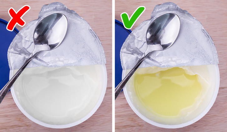 Sữa chua: Chất lỏng thường được tìm thấy trên sữa chua ngay khi hộp được mở ra được gọi là whey, có chứa protein và vitamin B12. Do đó, chúng ta nên ăn cả phần này chứ đừng vội vứt đi.