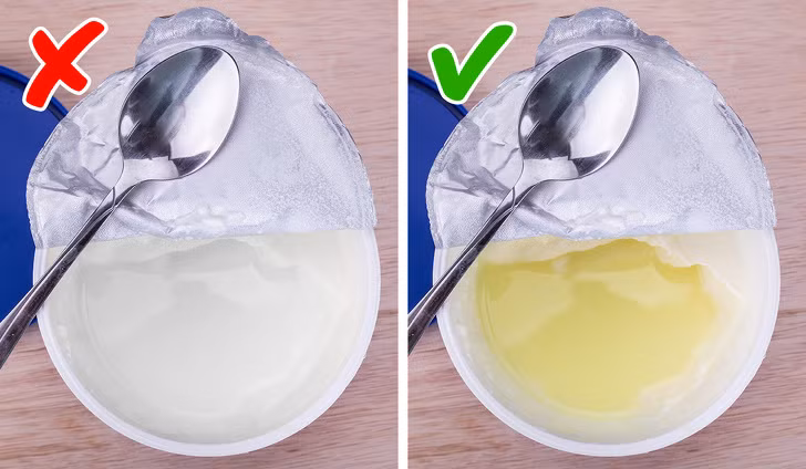 Sữa chua: Chất lỏng thường được tìm thấy trên sữa chua ngay khi hộp được mở ra được gọi là whey, có chứa protein và vitamin B12. Do đó, chúng ta nên ăn cả phần này chứ đừng vội vứt đi.