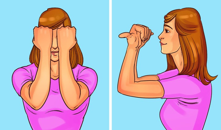 Kiểm tra nguy cơ mắc hội chứng “ống cổ tay”: Nâng hai tay lên để cẳng tay song song với khuôn mặt của bạn. Cố gắng để cho các đầu ngón tay chạm vào lòng bàn tay. Nếu bạn có thể làm điều này trong 1-2 phút, bạn vẫn ổn. Nhưng nếu bạn bị ngứa ran, tê hoặc đau ở cổ tay hoặc ngón tay, đây có thể là dấu hiệu của hội chứng ống cổ tay.