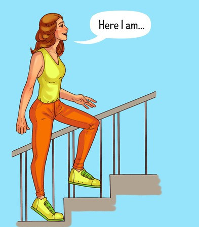 Kiểm tra nguy cơ mắc bệnh tim mạch: Bạn sẽ phải leo lên thang bộ (8-12 bước) trong khi miệng vẫn hát một bài hát hoặc nói chuyện điện thoại. Nếu bạn cảm thấy tim mình đập thình thịch và bạn có thể thở tốt, điều đó có nghĩa là hệ thống tim mạch và phổi của bạn có thể điều khiển hoạt động thể chất.