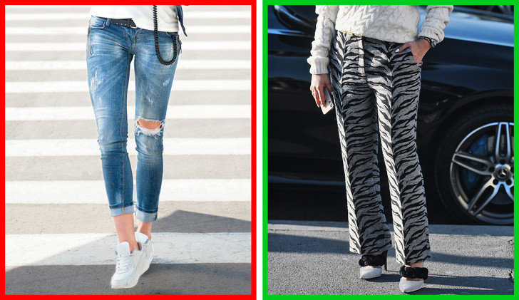 Mặc quần áo rộng: Để khuyến khích máu lưu thông khỏe mạnh trong cơ thể, tốt nhất là tránh mặc quần áo bó sát. Cục máu đông cũng có thể xuất hiện ở chân, quần jean skinny không tốt cho lưu thông máu. Thay vào đó, hãy mặc quần ống loe hoặc quần suông thoải mái để ngăn ngừa cục máu đông.