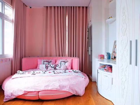 Phòng ngủ của con trai và con gái Mai Thu Huyền.