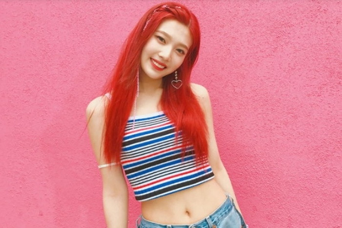 Joy (Red Velvet): Để quảng bá ca khúc “Red Flavor” vào năm 2017, Joy đã nhuộm tóc màu đỏ nổi bật.