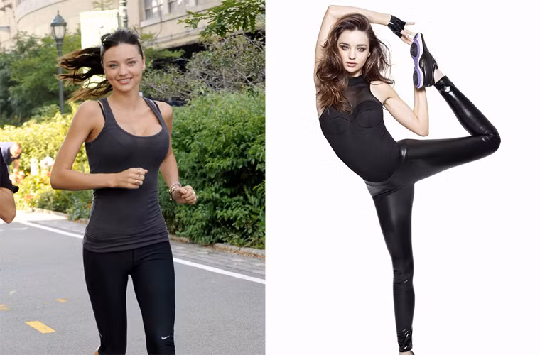 Ngoài đến phòng tập, mỗi tuần bà mẹ 1 con lại chạy từ 3-5km một đến hai lần/tuần cùng với huấn luyện viên. Cựu thiên thần nội y này còn có những bài tập chuyên biệt cho từng vùng cơ thể: mông, đùi, ngực.