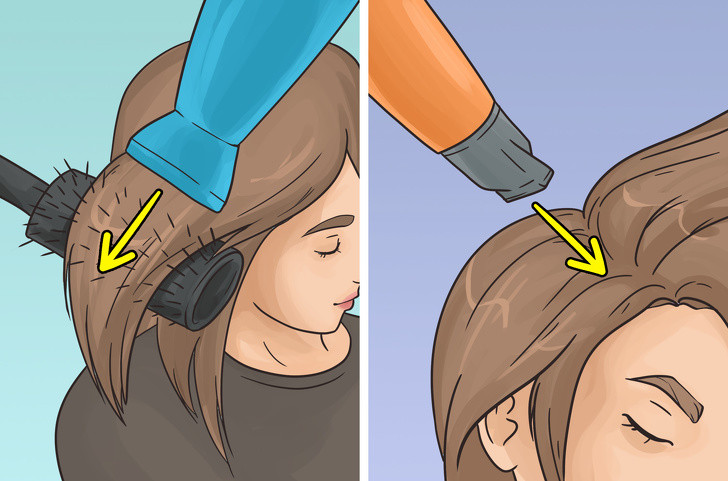 Không sử dụng miệng gom gió của máy sấy: Miếng nhựa thường được bán kèm với máy sấy chính là miệng gom gió. Chúng giúp hướng luồng không khí đến một phần tóc nhất định, hạn chế tóc rối và cũng dễ dàng tạo kiểu hơn.