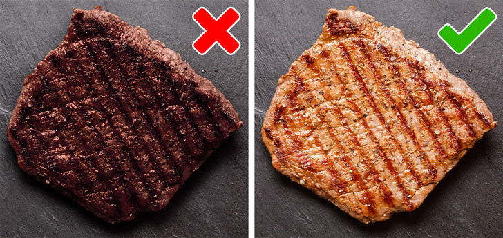 Thịt nướng cháy gây hại cho da: Vết cháy đen trên miếng thịt nướng có thể chứa hydrocarbon gây viêm cho cơ thể. Điều này có thể phá vỡ các yếu tố cần thiết cho làn da của bạn như collagen, dẫn đến dấu hiệu lão hóa.