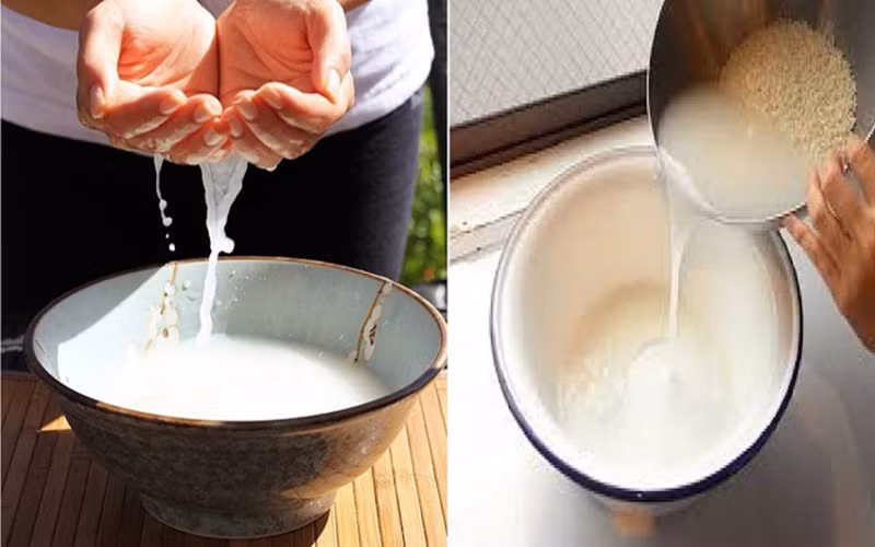 Nước vo gạo: Các vitamin PP có trong nước gạo sẽ tẩy sạch các mảng bám, mảng đóng trong kẽ răng, làm sạch răng bị sâu, chống viêm nha chu và khử mùi hôi ở miệng. Bạn chỉ cần giữ nước vo gạo sau mỗi lần nấu cơm, sau đó súc miệng bằng nước vo gạo rồi súc miệng lại bằng nước lạnh.