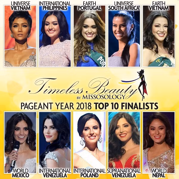 H'Hen Nie xuat sac dan dau top 10 Hoa hau dep nhat 2018