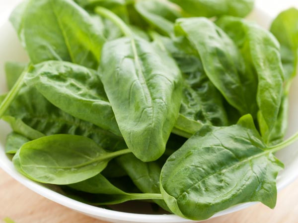 Rau chân vịt: Ít calo, giàu chất xơ, vitamin và các khoáng chất, rau chân vịt là một trong những thực phẩm rất tốt cho bữa sáng giúp giữ lượng nước trong cơ thể, tránh tình trạng thừa cân mà không bị đầy hơi.