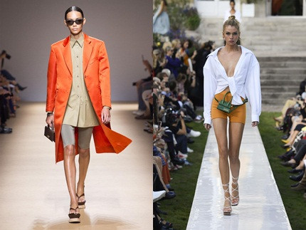 Quần shorts xe đạp năng động, cá tính, sẽ thống trị sàn diễn thời trang năm nay.