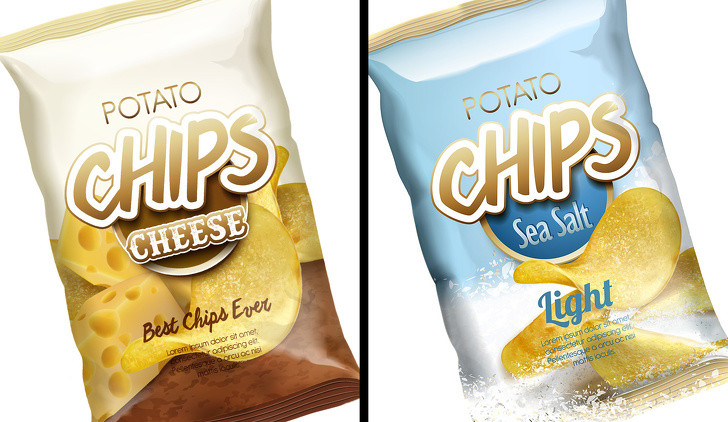 Khoai tây chiên, bim bim khoai tây có chứa olony, một chất thay thế chất béo tổng hợp, bị cấm ở Canada và châu Âu. Chất bổ sung này ngăn cơ thể hấp thụ các chất, vitamin hữu ích và có thể dẫn đến các vấn đề dạ dày.