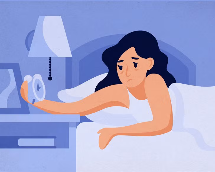 Khó ngủ: Các độc tố khiến bạn cảm thấy mệt mỏi, mất ngủ. Lượng độc tố cao trong cơ thể sẽ làm giảm lượng hormone kiểm soát giấc ngủ cortisol, do đó có ảnh hưởng tiêu cực đến sức khỏe của bạn.