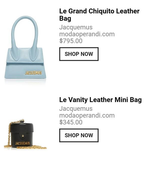 Điều đáng chú ý là tuy những chiếc túi hàng hiệu bé xíu nhưng giá thì không nhỏ chút nào. Mẫu túi tí hon có giá lên tới 795 USD, khoảng trên 8 triệu đồng.